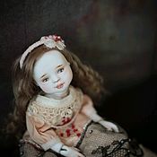 Лилибет. Фарфоровая шарнирная кукла