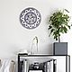 Mandala Wall Clock Interior for Home and Office. Watch. Clocks for Home (Julia). My Livemaster. Фото №4