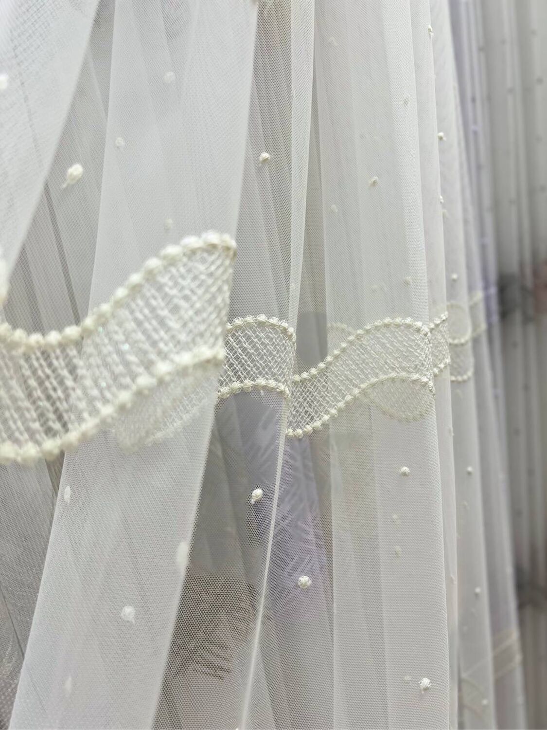 Красивый тюль прозрачная сетка вышивка Принцесса на горошине» В 2.90-3 ...