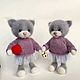 Котенок, игрушка ручной работы. Амигуруми куклы и игрушки. Интерьерная игрушка. Ярмарка Мастеров.  Фото №4