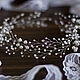 Wedding necklaces, necklace, white or ivory. Wedding necklace. Eni-e. Online shopping on My Livemaster.  Фото №2