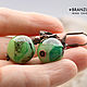 Secret herbs - green aventurine earrings. Earrings. Branzuletka (Branzuletka). My Livemaster. Фото №4
