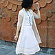 Cardigan female thin, white. Cardigans. CUTE-KNIT by Nata Onipchenko. Online shopping on My Livemaster.  Фото №2