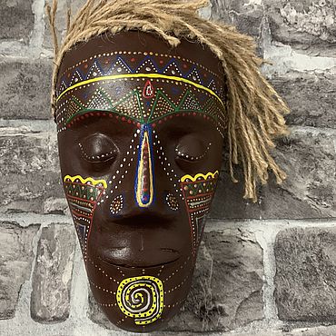 Как я делаю африканские маски: Папье-маше своими руками - мастер класс с фо�то