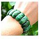 Bracelet African jade verdite green with a cut. Bead bracelet. naturalkavni. Online shopping on My Livemaster.  Фото №2