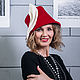  ЧАЙКА ДЖОНАТАН. Шляпы. Лидия Бондарева (Right Hats). Интернет-магазин Ярмарка Мастеров.  Фото №2
