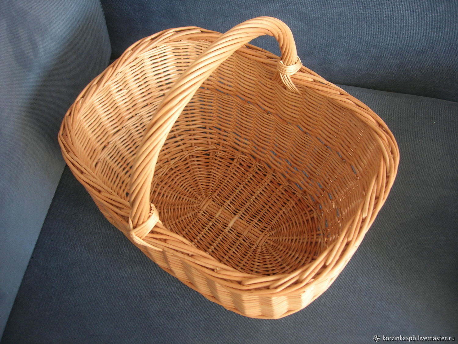 Корзина грибная плетеная из натурального ивового прута купить в ...