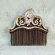 Wooden comb for hair, Combs, Myshkin,  Фото №1