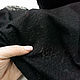 Трикотаж деворе леопард шерстяной черный CA1031160, Ткани, Краснодар,  Фото №1