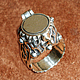 Печатка "Лукоморье" (серебро) 19размер, Перстень, Севастополь,  Фото №1