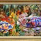 Картина маслом на холсте «Три рыбы» 50х100, Картины, Москва,  Фото №1