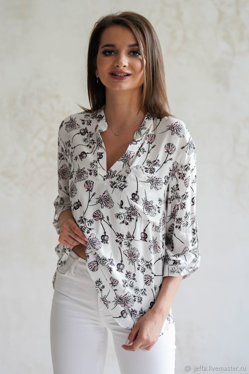 Модели блузок для женщин 50 лет