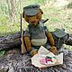 handmade, collectibletoy, teddybears, bearbuy, мишка тедди купить, мишка тедди в подарок, мишка тедди охотник, коллекционный мишка тедди