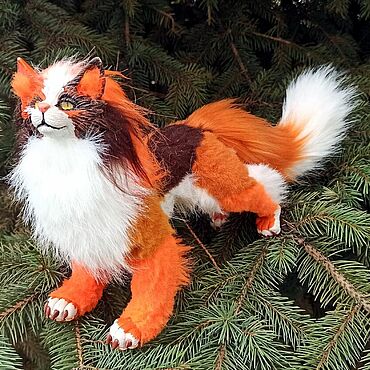 Ярмарка Мастеров - ручная работа Арт Кула. Игрушка. Кленовница. Коты воители. Handmade.