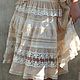 The skirt of embroidery and lace in boho style 'Odette.Cream'. Skirts. PolMary. Online shopping on My Livemaster.  Фото №2