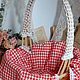 Basket with napkin in country style Easter basket, Basket, Moscow,  Фото №1