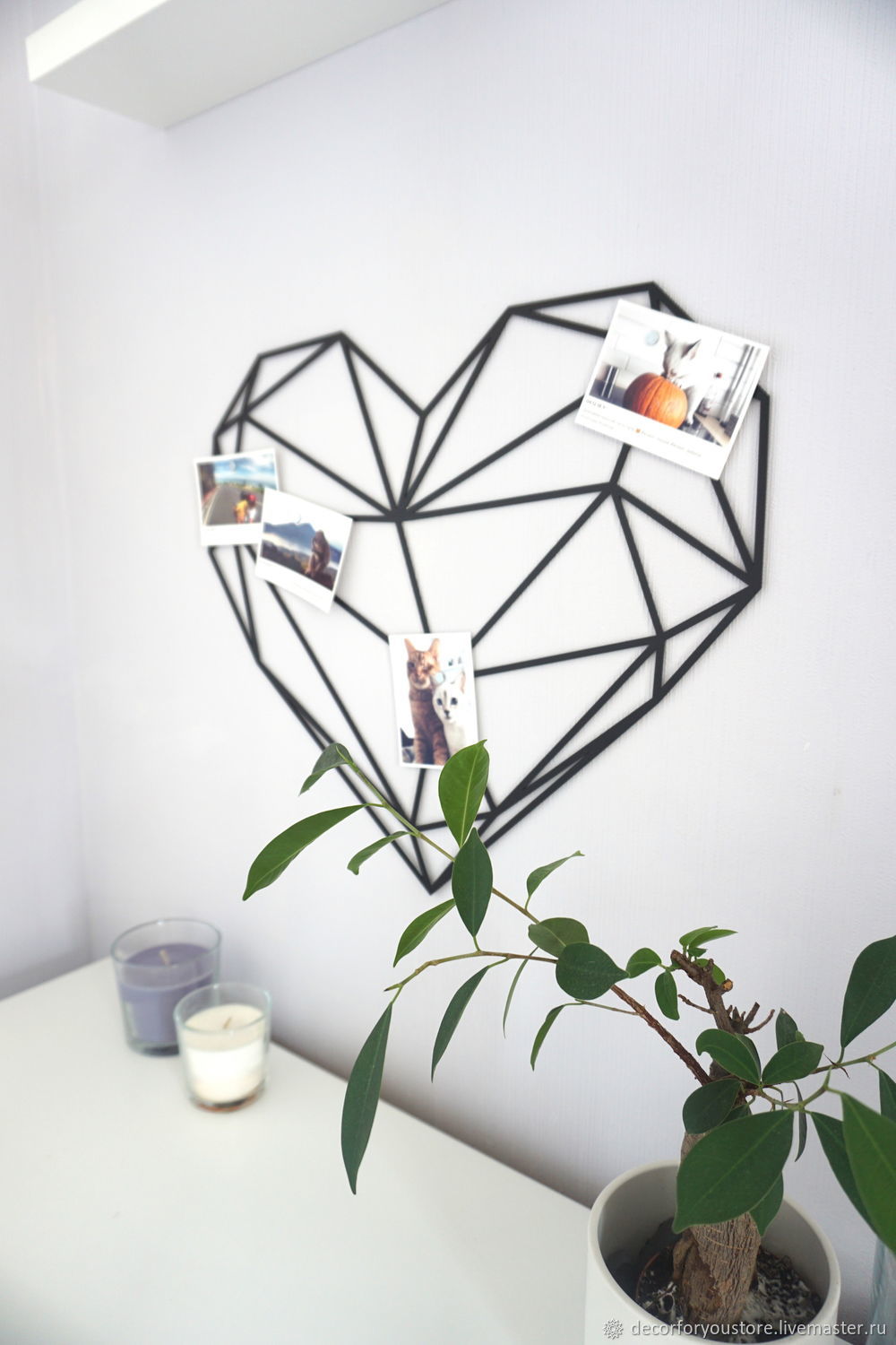 Мудборд настенный органайзер Сердце в интернет-магазине на Ярмарке ...