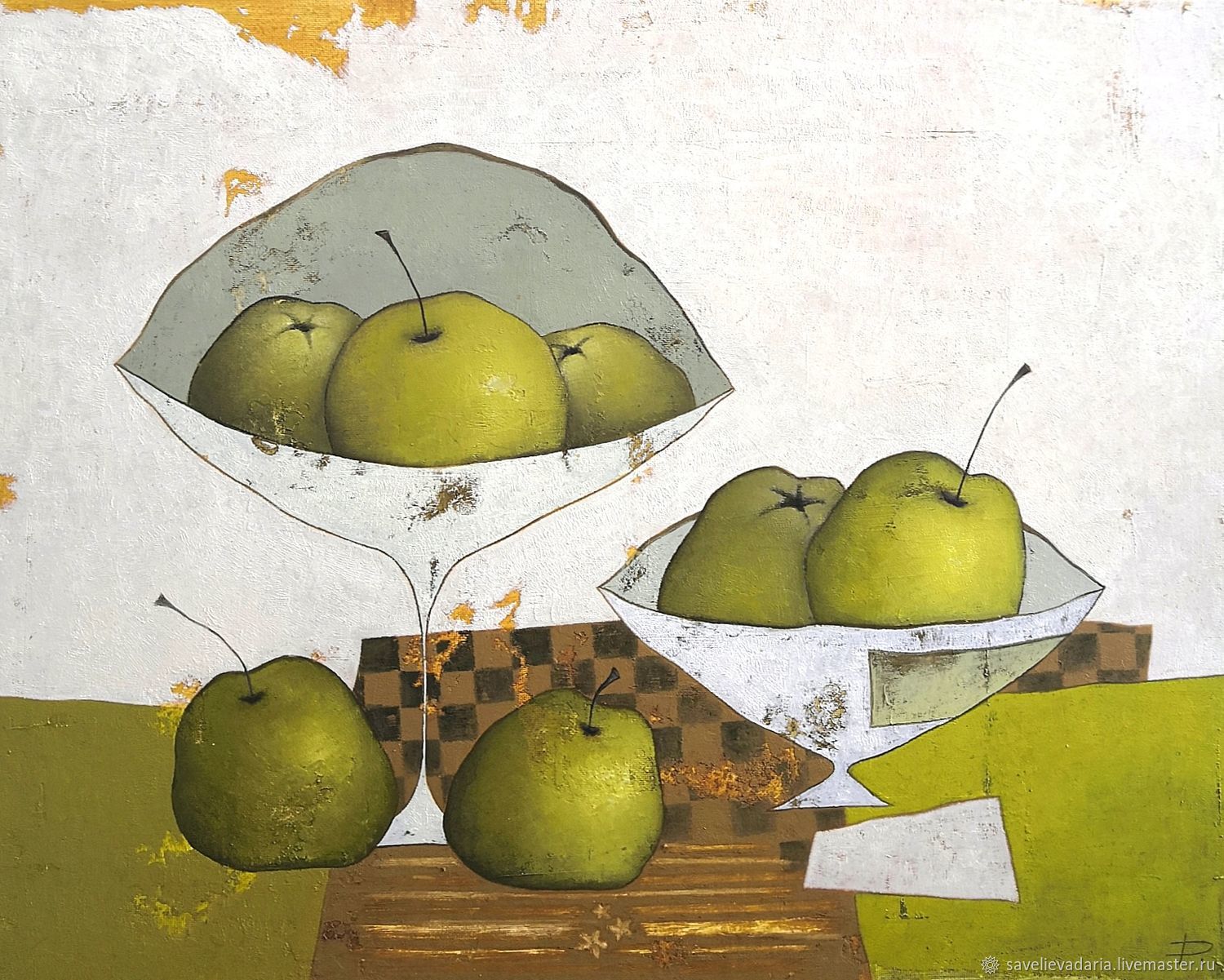 "Яблочный Спас" картина маслом на холсте, натюрморт, Картины, Москва,  Фото №1