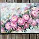 Pink peonies. Pictures. Irene's gallery. Oil paintings.. Online shopping on My Livemaster.  Фото №2