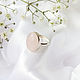 Silver ring with rose quartz. Jewelry Sets. Zoloto Master. My Livemaster. Фото №4