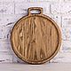 Plate light oak with single handle. Cutting Boards. Foxwoodrus. My Livemaster. Фото №6