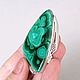 Brooch made of malachite. Brooches. Stones Gems from Siberia. My Livemaster. Фото №4
