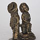 Brass statuette First kiss. Figurines. fantozu. Online shopping on My Livemaster.  Фото №2