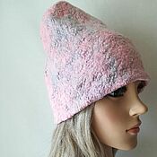 Аксессуары handmade. Livemaster - original item Soft felted panther hat, merino wool, soft lightweight hat. Handmade.