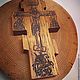 The cross with a prayer in the car. Folk decorations. Amberwood (AmberWood). Online shopping on My Livemaster.  Фото №2