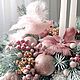 "Колибри" Новогодняя композиция из искусственной хвои. Новогодние композиции. Ольга Мищенко (LoveDekor). Ярмарка Мастеров.  Фото №6