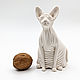 La escultura: La estatuilla: El gato. La esfinge. Sculpture. Surglinok. Интернет-магазин Ярмарка Мастеров.  Фото №2