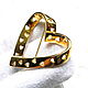 Broche de corazón a corazón,AVON, EE. Vintage brooches. Raritet. Ярмарка Мастеров.  Фото №5