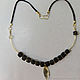 Necklace made of rauchtopaz and lemon Topaz in silver 925 in gold. Necklace. marusjy. My Livemaster. Фото №6
