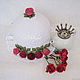The warmer kettle on 'Biscuit porcelain! Candy!'. Teapot cover. Cross stitch and beads!. My Livemaster. Фото №6