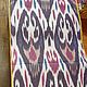 Uzbek dense cotton ikat hand weaving. FMT004, Fabric, Odintsovo,  Фото №1