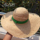 Соломенная шляпка с полями "Sunny hat", Шляпы, Москва,  Фото №1