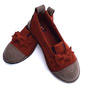 Loafers BERGAMO made of felt, 100% wool