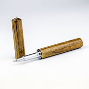 Канцелярские товары handmade. Livemaster - original item The handle of the Diplomat roller made of solid ovankol in a wooden case. Handmade.