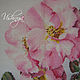 Order Embroidered picture "Pink wild rose". Cross stitch and beads!. Livemaster. . Pictures Фото №3