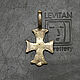 Крест Византийский. Крестик. LEVITAN jewellery. Интернет-магазин Ярмарка Мастеров.  Фото №2