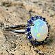 Order Silver ring with opal. sparkling-ru. Livemaster. . Rings Фото №3