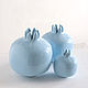 Set of ceramic blue garnets, Figurines, Vyazniki,  Фото №1
