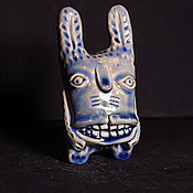 Музыкальные инструменты handmade. Livemaster - original item Tin whistle. blue Bunny.. Handmade.