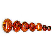 Материалы для творчества handmade. Livemaster - original item Cabochons made of amber, cabochon for a pendant, cabochon for jewelry. Handmade.