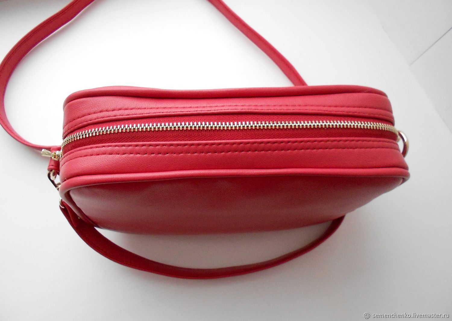 Сумка кросс-боди "Каролина", коралловая – заказать на Ярмарке Мастеров ...
