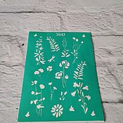 Материалы для творчества handmade. Livemaster - original item 7647 adhesive-based Stencil reusable. Handmade.