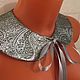 Заказать Collares: collar de parche, plata, brocado. OLGA ERIO. Ярмарка Мастеров. . Collars Фото №3