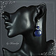 Earrings of lapis lazuli 'figure sky'. Earrings. Author studio Kamelya - Polina. My Livemaster. Фото №6