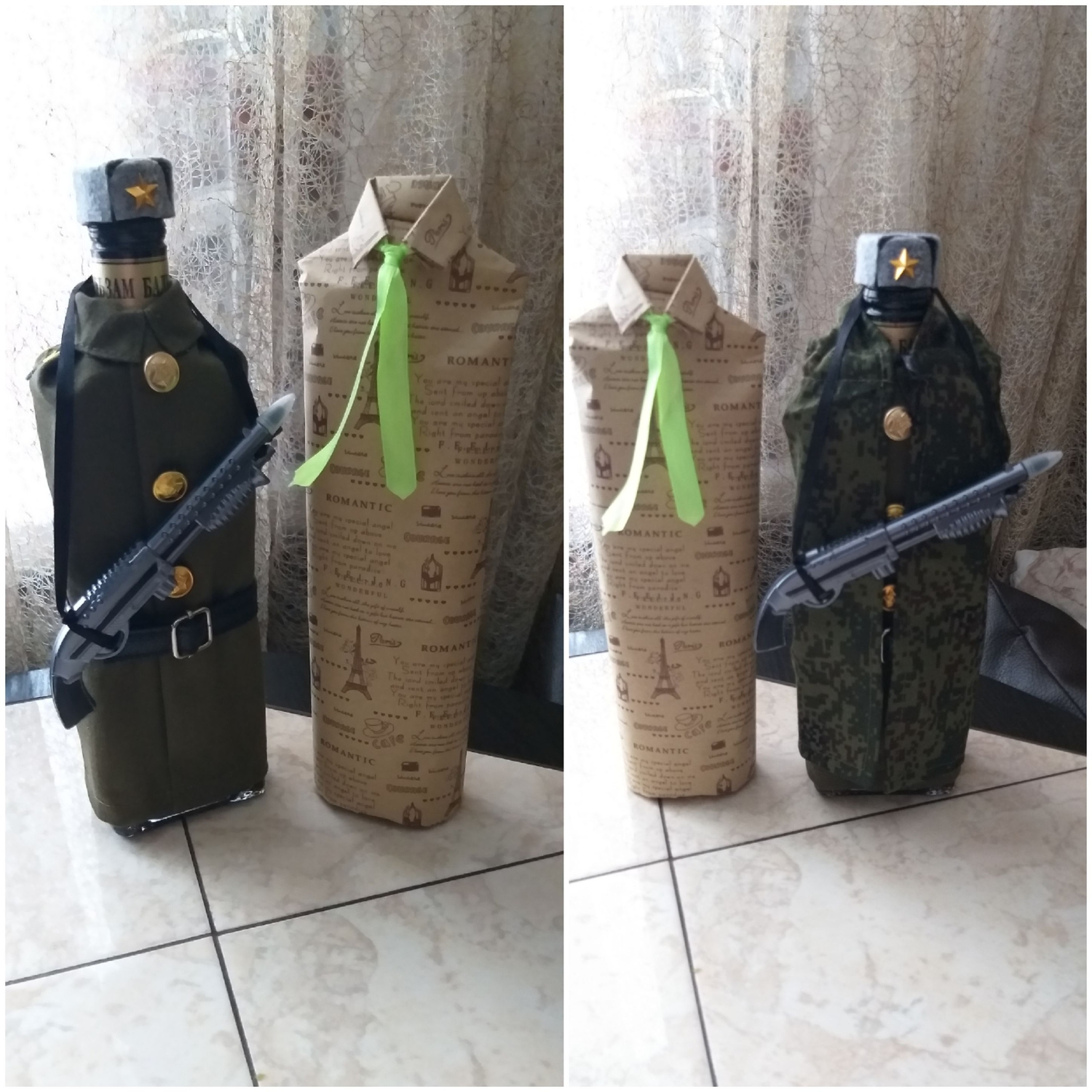 Оформление бутылок