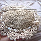 Copy of Knitted doily 33 cm white linen (ivory) interior for serving. Aromatic sachets. BarminaStudio (Marina)/Crochet (barmar). My Livemaster. Фото №5